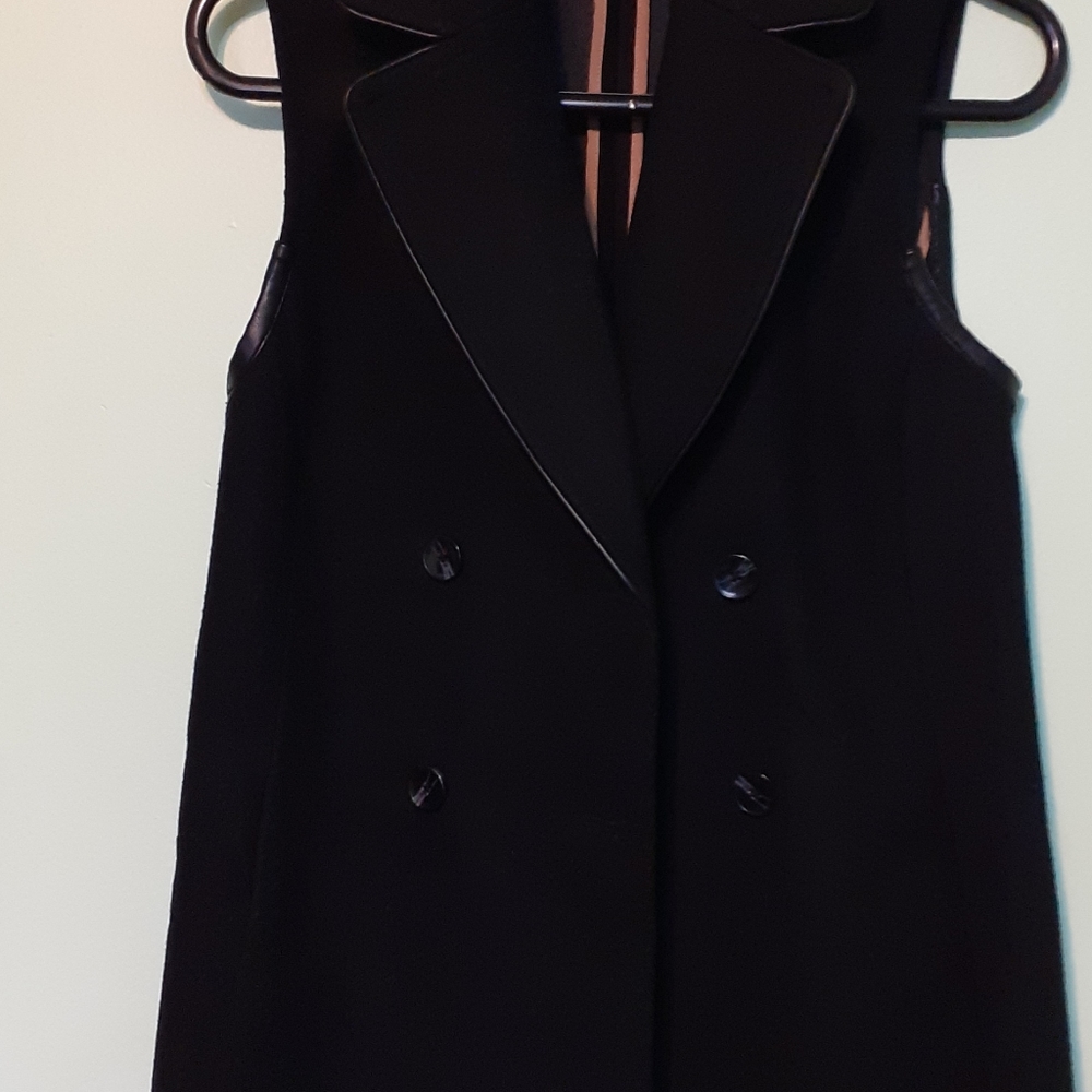The 3 in 1 wool blend Vested Blazer dress. it is just everything!!